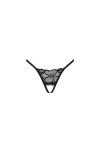 Serafia String ouvert - Noir