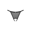 Celia string ouvert noir