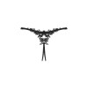 Celia string ouvert noir