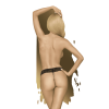 Pure instincts - String ouvert  - Noir