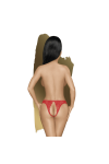 Naughty Valentine - String ouvert  - Rouge