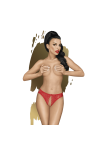 Naughty Valentine - String ouvert  - Rouge
