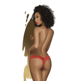 Dangerous darling - String - Rouge