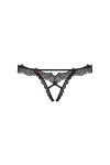 Bravelle String ouvert - Noir