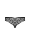 Contica Tanga ouvert - Noir