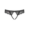 Contica Tanga ouvert - Noir