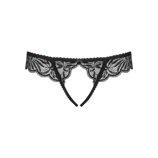 Contica Tanga ouvert - Noir