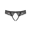 Contica Tanga ouvert - Noir