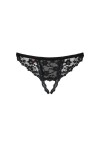 Letica String ouvert - Noir
