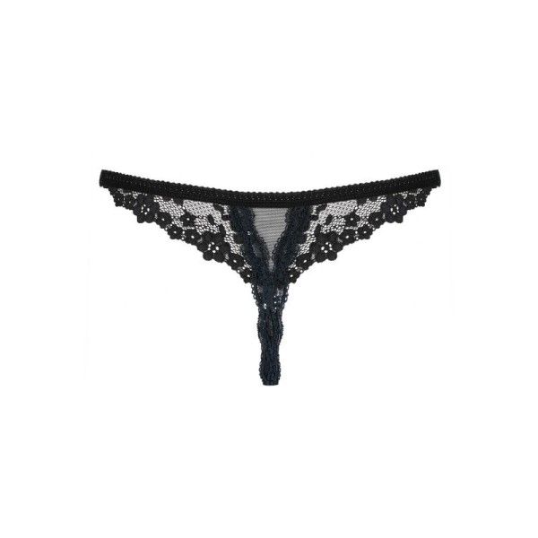 Letica String ouvert - Noir