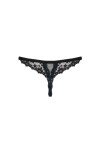 Letica String ouvert - Noir