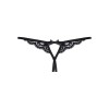 831-THC-1 String ouvert - Noir