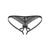 Picantina String ouvert - Noir