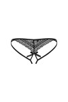 Picantina String ouvert - Noir