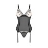 Vila blanes corset et string - Noirs