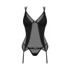 Nesari corset et string - Noir
