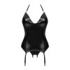 Viranes corset et string - Noir