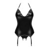 Viranes corset et string - Noir