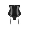 Chic Amoria corset et string - Noir