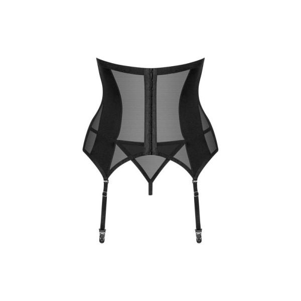 Chic Amoria corset et string - Noir