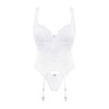 Corset et string blanc Amor Blanco