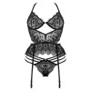 Lace Temptation ensemble - noir