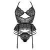 Lace Temptation ensemble - noir