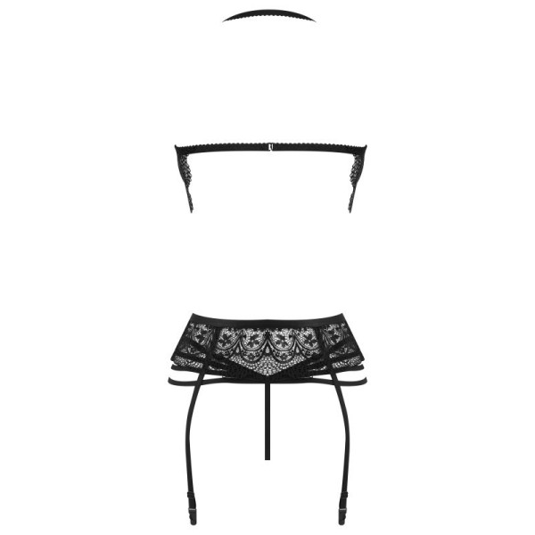 Lace Temptation ensemble - noir