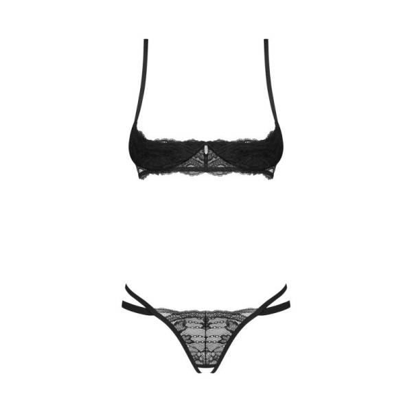 Nutris ensemble ouvert 2 pièces - Noir