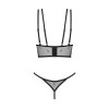 Anniverse special top et string - Noir