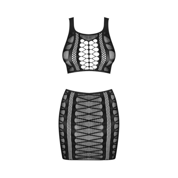 K102 Top et Jupe - Noir