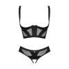 Chic Amoria ensemble ouvert - Noir