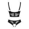 Chic Amoria ensemble ouvert - Noir