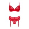 Ingridia ensemble 3 pièces - Rouge
