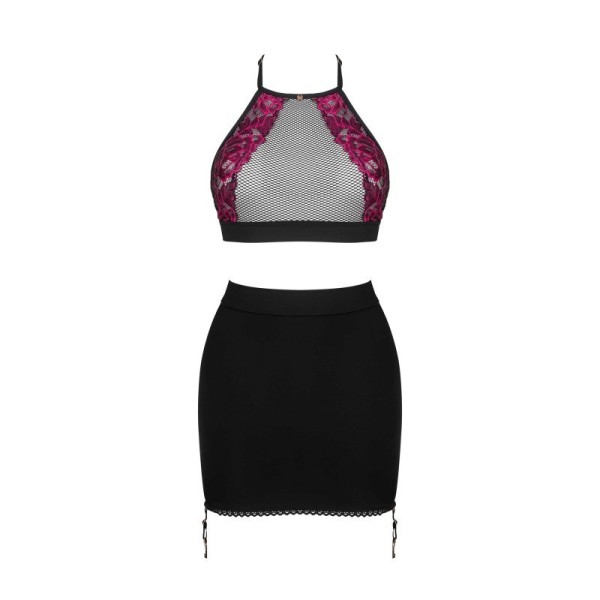 Rosenty ensemble Top et Jupe - Noir