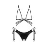 Cordellis ensemble ouvert - Noir wetlook