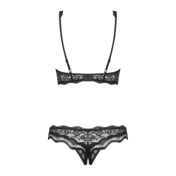 Luvae Ensemble ouvert 2 pcs  - Noir