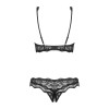 Luvae Ensemble ouvert 2 pcs  - Noir