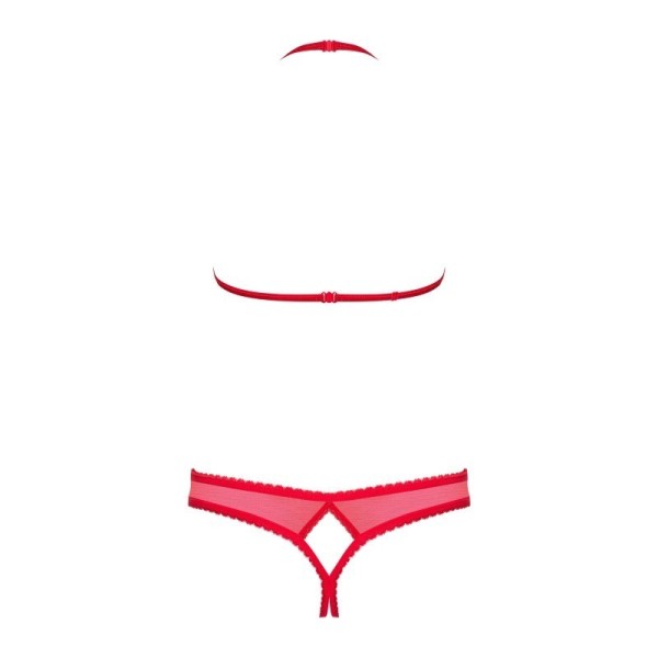 870-SEC-3 Ensemble ouvert 2 pcs - Rouge