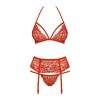 838-SEG-3 Ensemble 3 pcs - Rouge