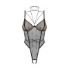 Anniverse special body ouvert et harnais - Noirs