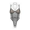 Anniverse special body ouvert et harnais - Noirs
