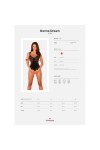 Donna dream body ouvert - Noir
