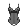 Serena love Body ouvert - Noir