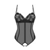 Serena love Body ouvert - Noir