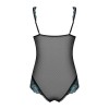 Amanta Body ouvert - Noir et Turquoise