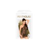 Robe transparente et string assorti Noir Bombshell - PH0065BLK