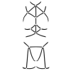 Ensemble 3 pièces soutien-gorge harnais, porte-jarretelles et string - R24805221101