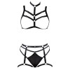Ensemble soutien-gorge harnais et string porte-jarretelles - R24804761101