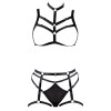 Ensemble soutien-gorge harnais et string porte-jarretelles - R24804761101